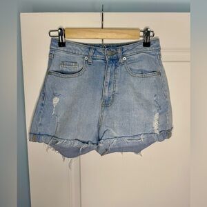 🍓6/$15🍓 Super High Rise Rolled Cuff Denim Shorts